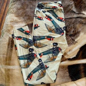 LuLaRoe Airplane Leggings